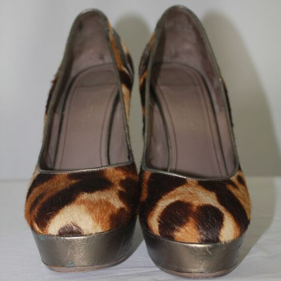 Versace Animal Print Heels (Size: 10) - Picture 2 of 8